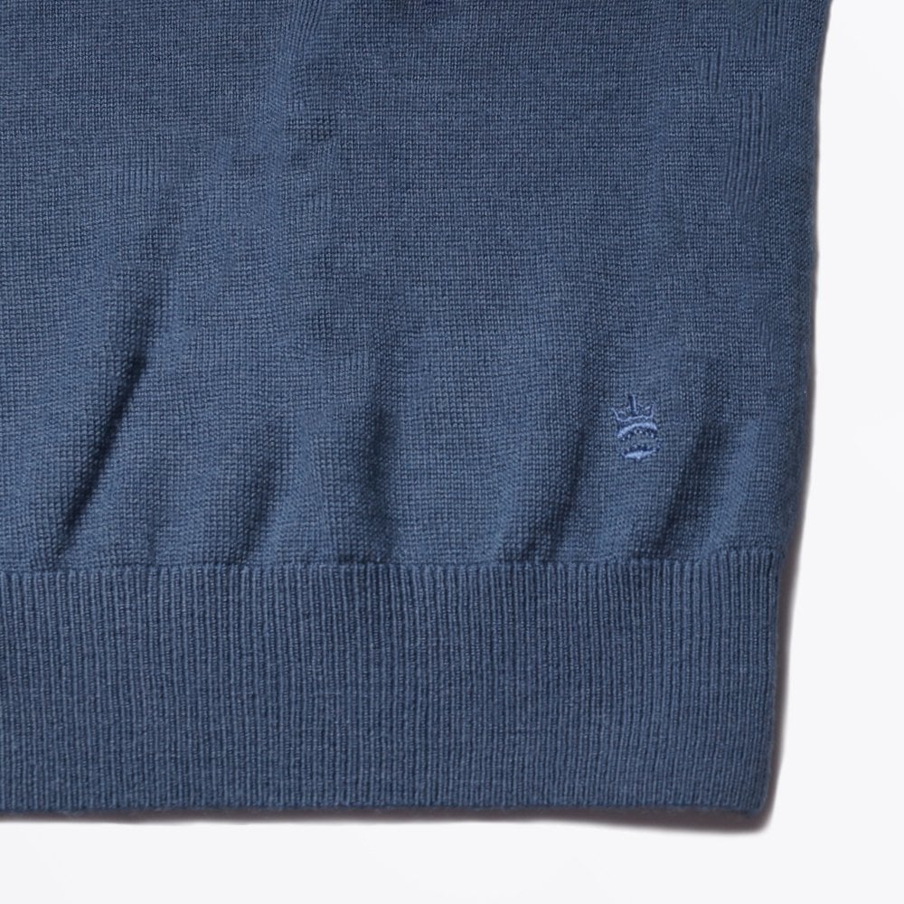 Merino Polo Shirt - Blue