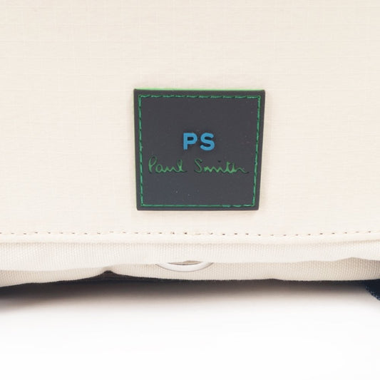 - Recycled-Polyester Canvas Backpack - Off-White