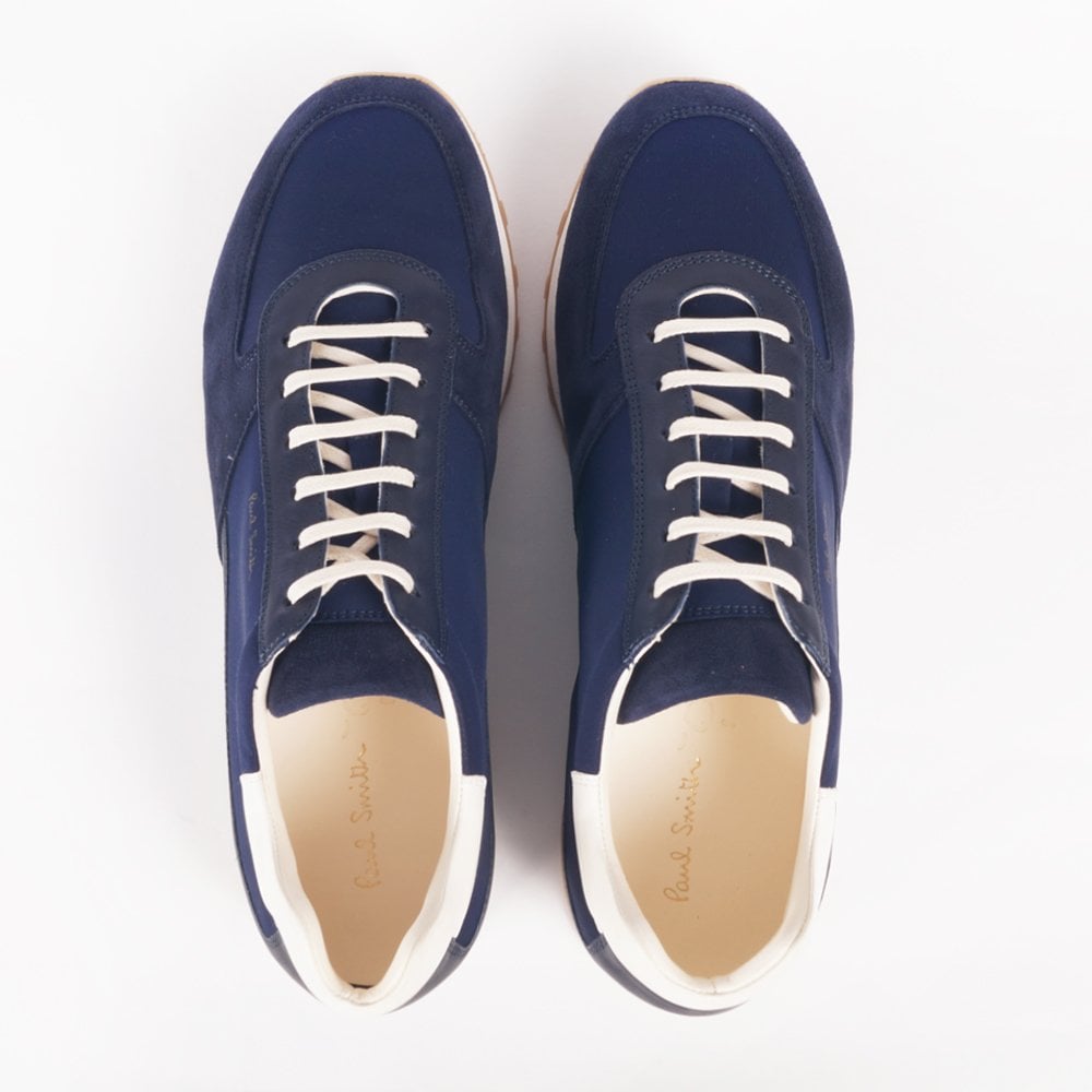 Eco Leather 'Velo' Sneakers - Navy