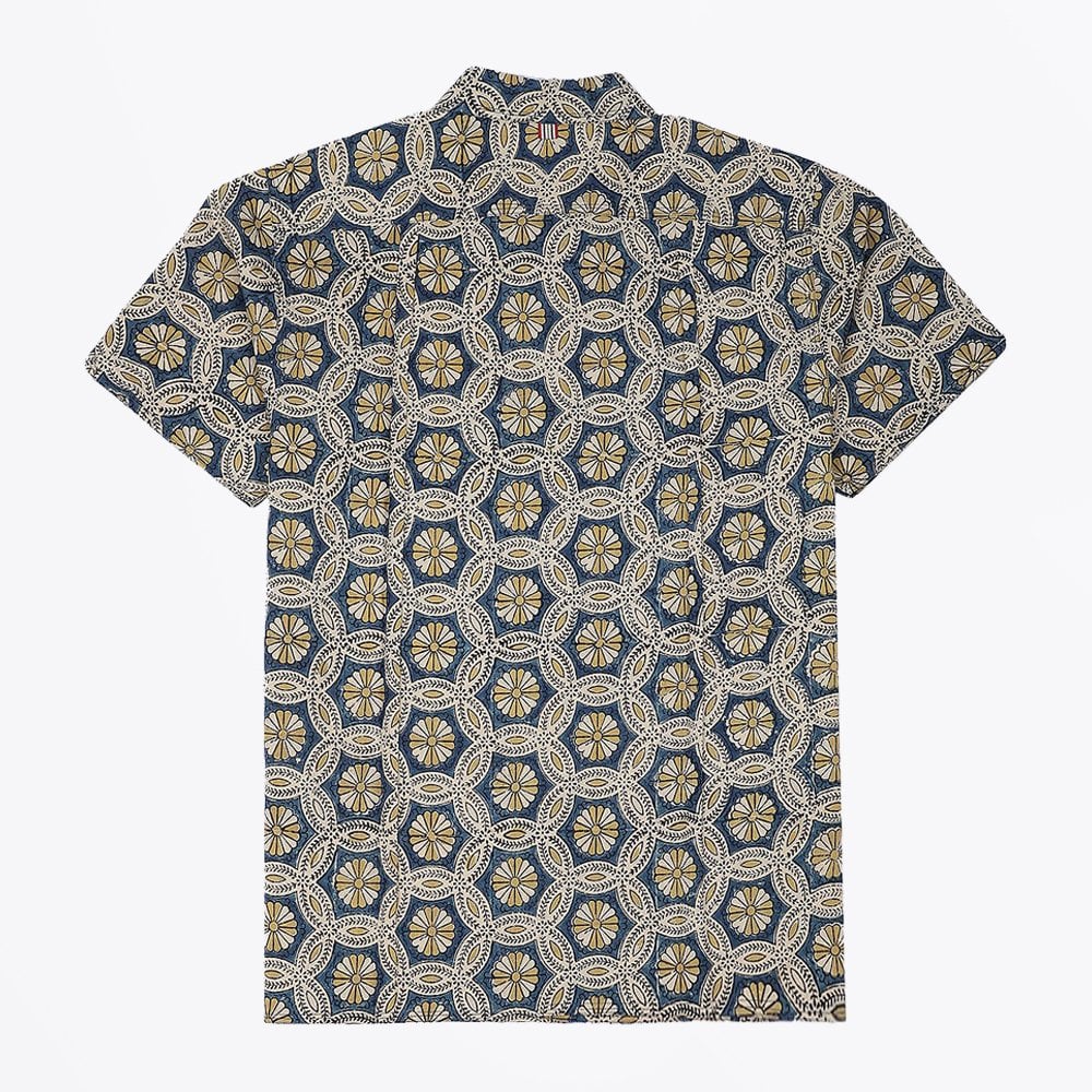 - Chintan Geometric Print - Blue