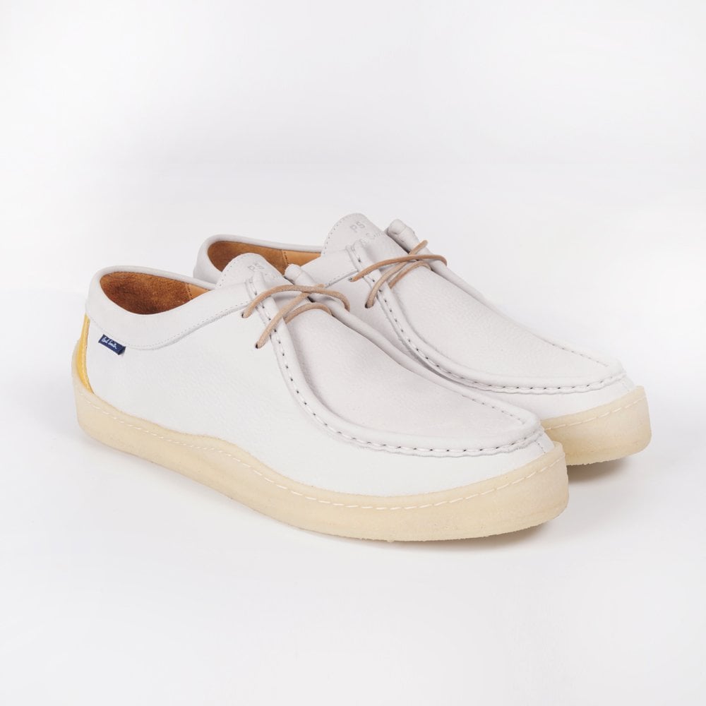 - Pebble Suede Leather Moccasin - Off-White
