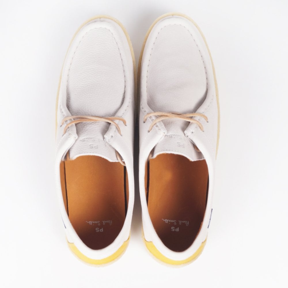 - Pebble Suede Leather Moccasin - Off-White