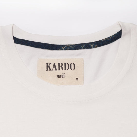 Floral Print Patch Pocket T-Shirt - White