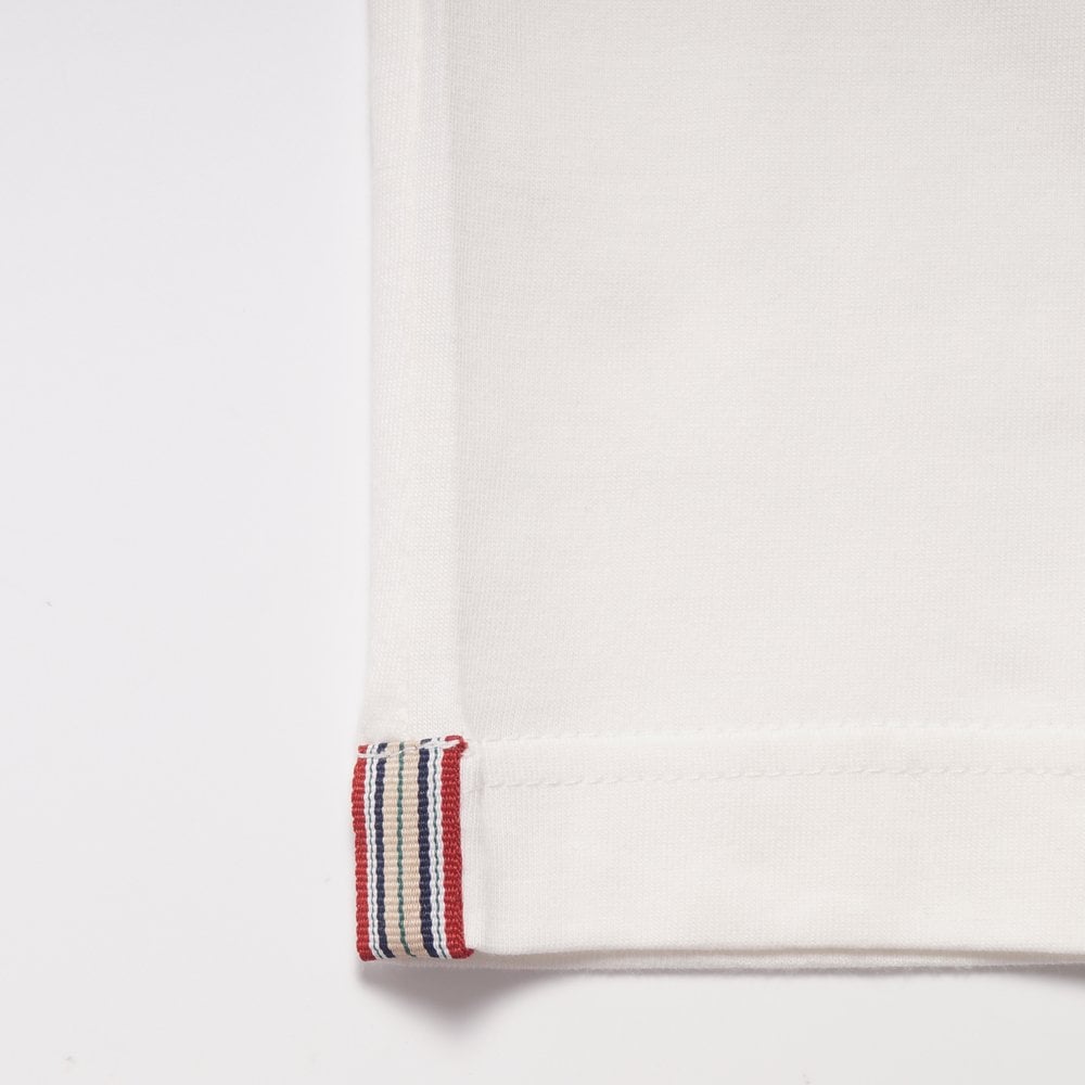 Floral Print Patch Pocket T-Shirt - White