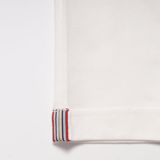 Floral Print Patch Pocket T-Shirt - White