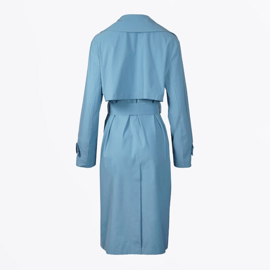 - Technical Trench Coat - Blue