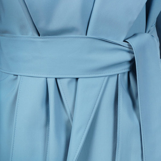 - Technical Trench Coat - Blue