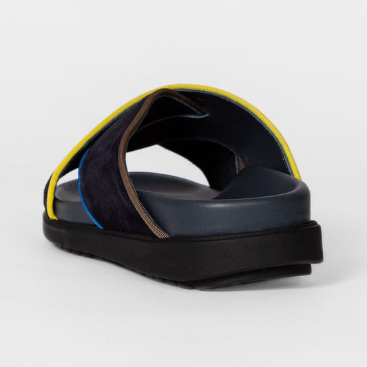 - Corsini Cross-Over Sandals - Dark Navy