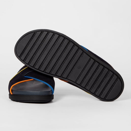 - Corsini Cross-Over Sandals - Dark Navy