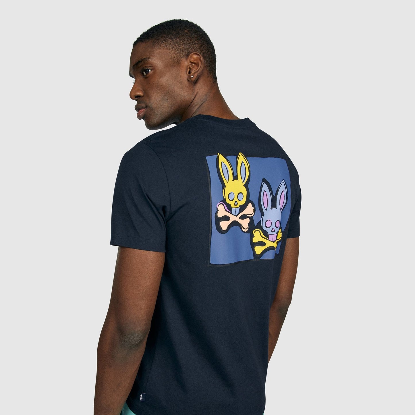 - Cotton Logo T-Shirt - Navy