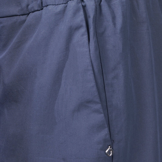 - Wide-Leg Pants - Navy