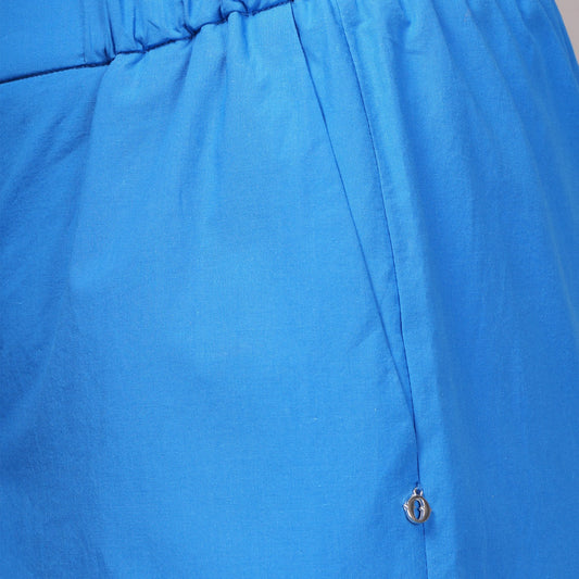 - Wide-Leg Pants - Blue