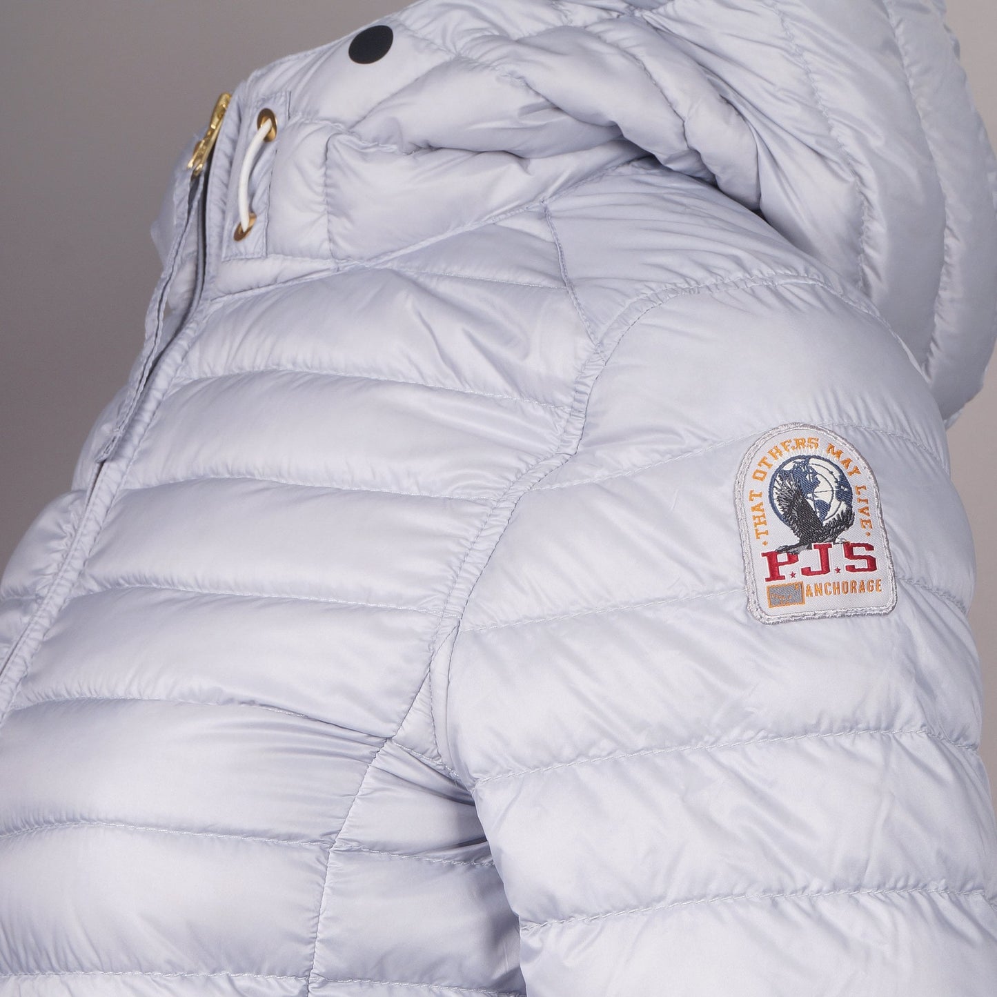 - Suiren - Light Hooded Down Jacket - Vapour Blue