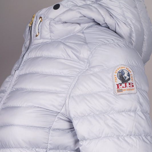 - Suiren - Light Hooded Down Jacket - Vapour Blue