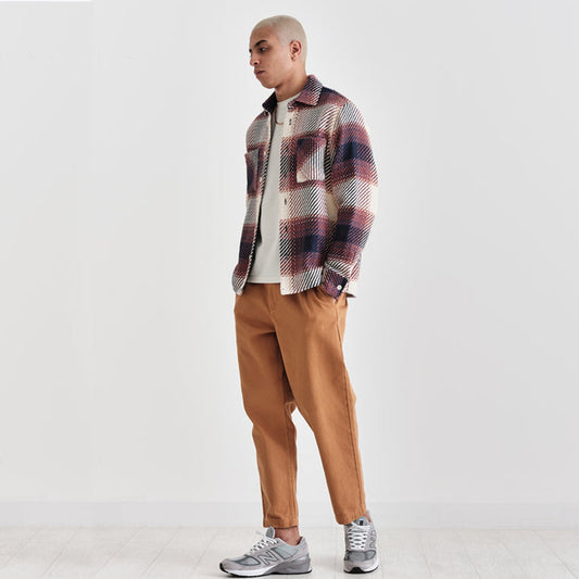 - Whiting - Checked Overshirt - Rust/Multi