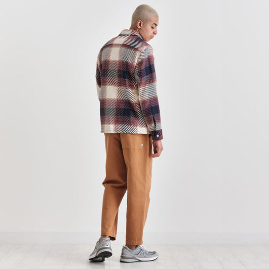 - Whiting - Checked Overshirt - Rust/Multi