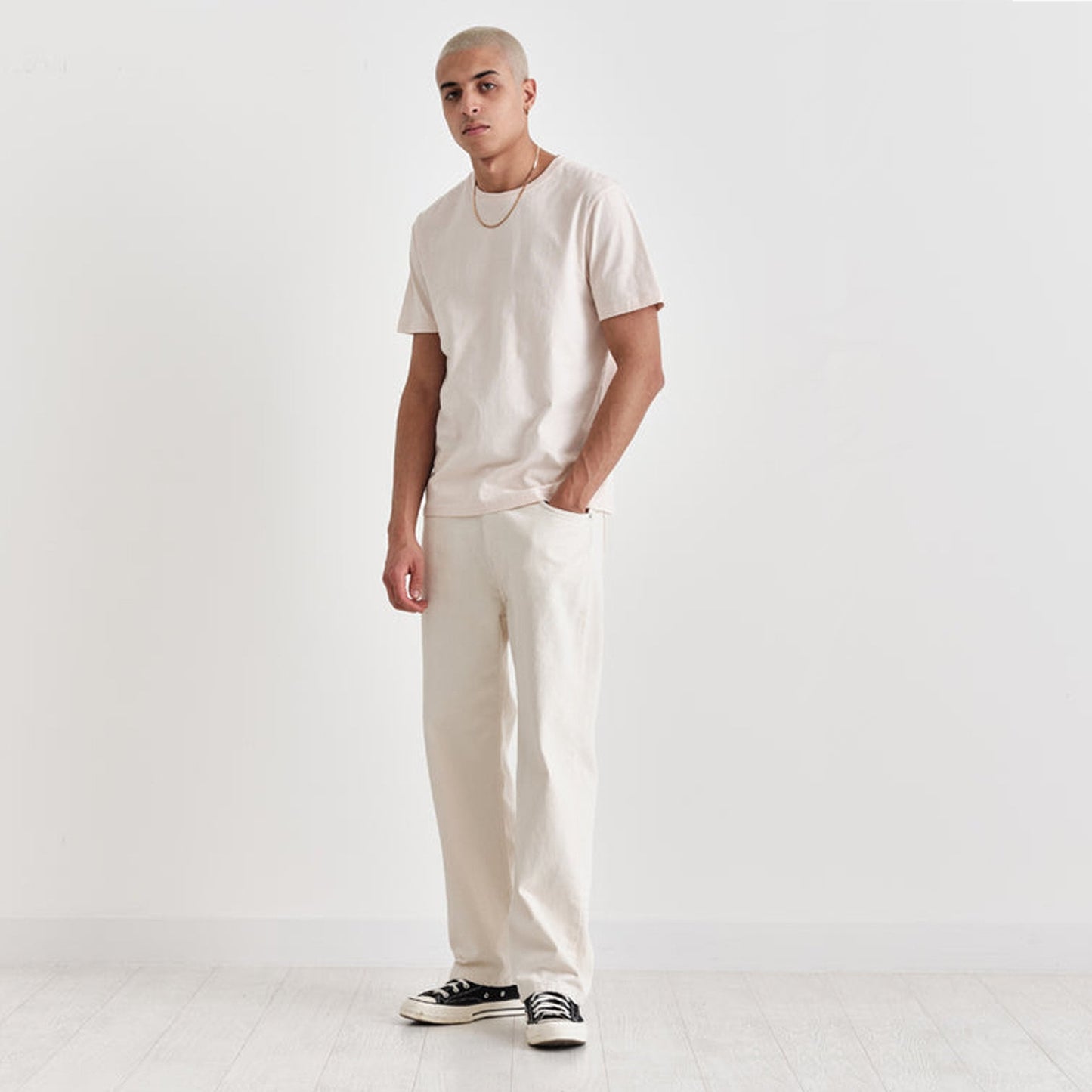 - Reid - Cotton T-Shirt - Light Pink