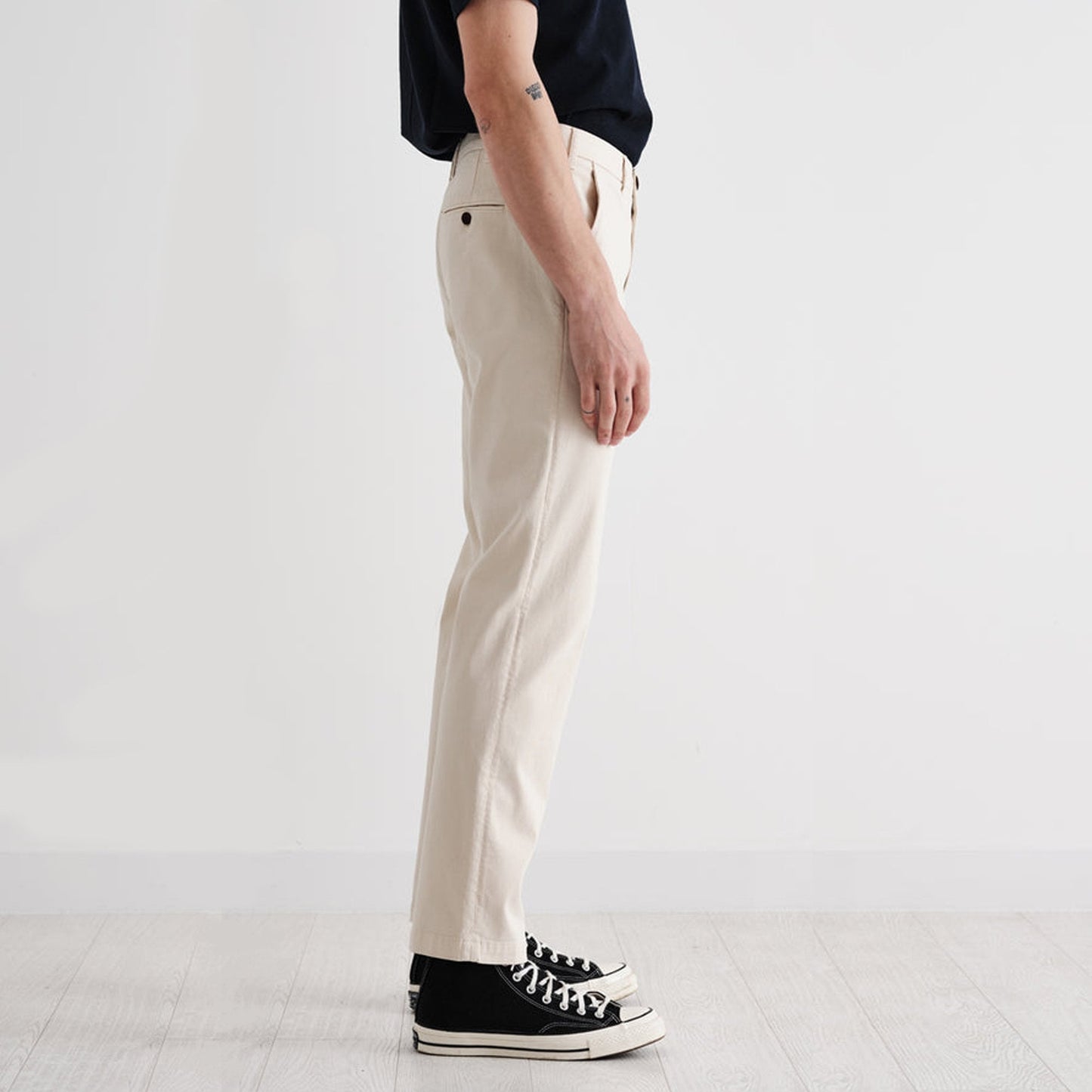 - Skye - Cotton Twill Trousers - Sand