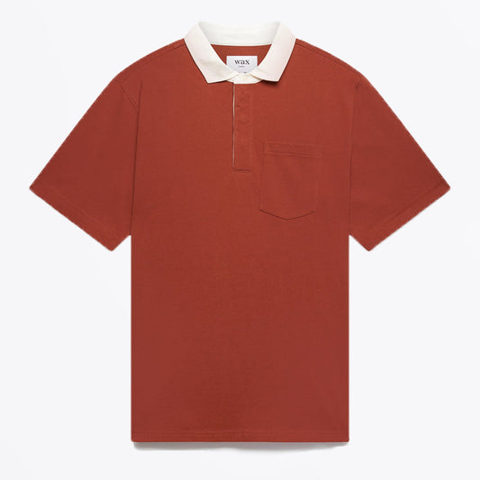 - Doon - Rugby Shirt - Rust