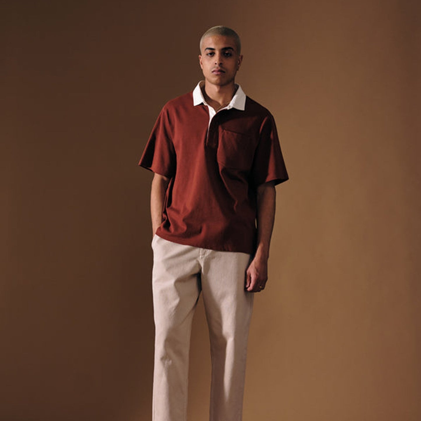 - Doon - Rugby Shirt - Rust