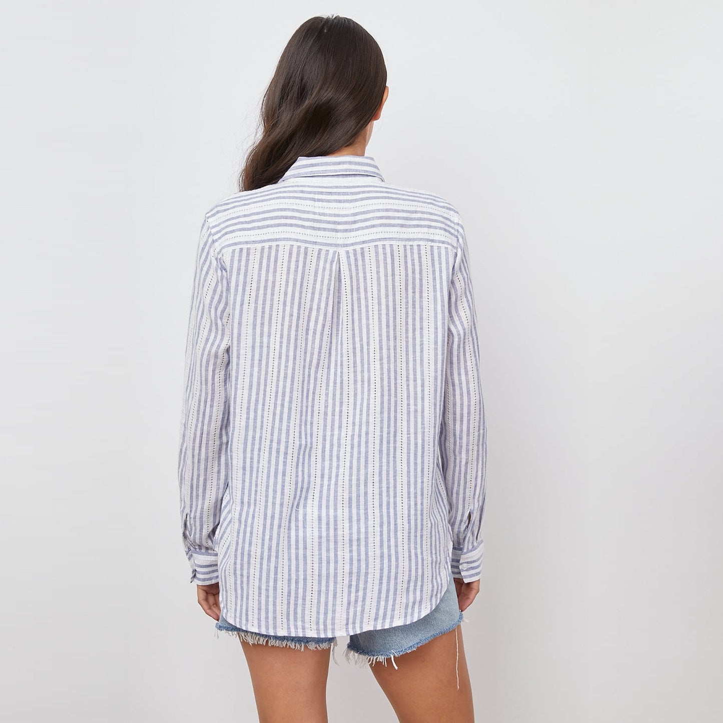 - Charli Stripe Shirt - Catalina Blue Stripe