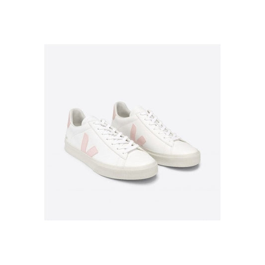 - Campo Chromefree Leather Sneakers - White/Petale