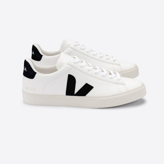 - Campo Chromefree Leather Sneakers - Extra White/Black