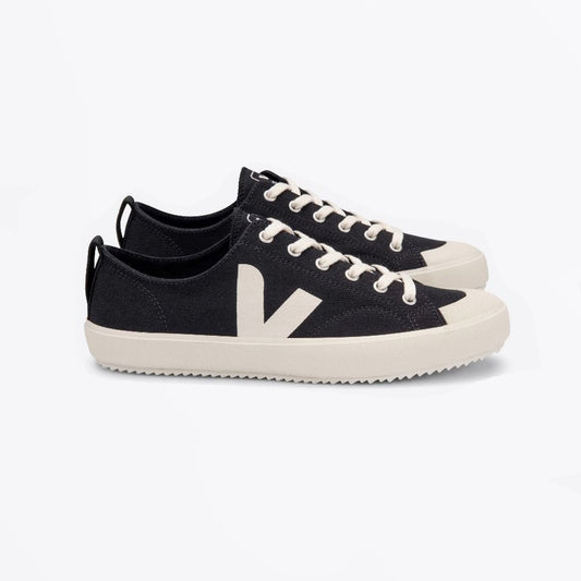- Nova Canvas Mesh Sneakers - Black Pierre