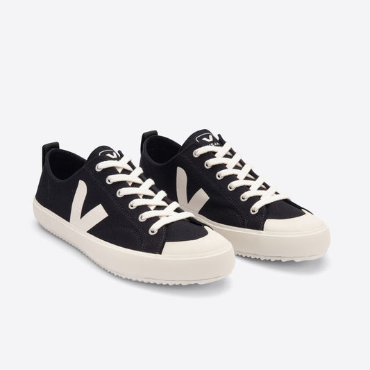- Nova Canvas Mesh Sneakers - Black Pierre