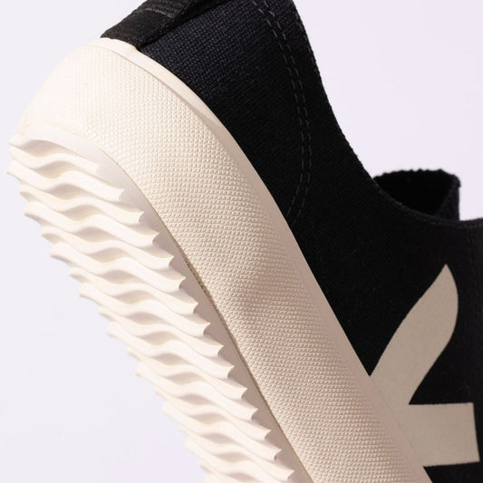 - Nova Canvas Mesh Sneakers - Black Pierre