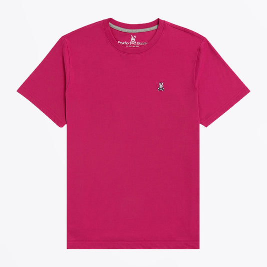 - Classic Crew Neck Tee - Magenta Storm