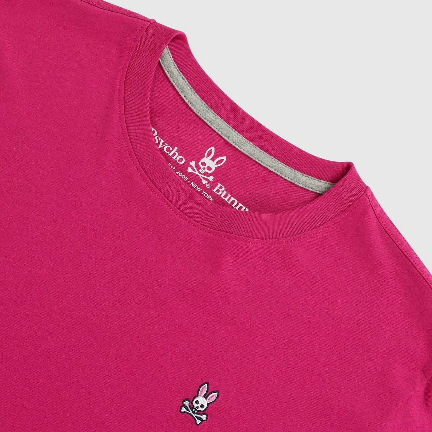 - Classic Crew Neck Tee - Magenta Storm