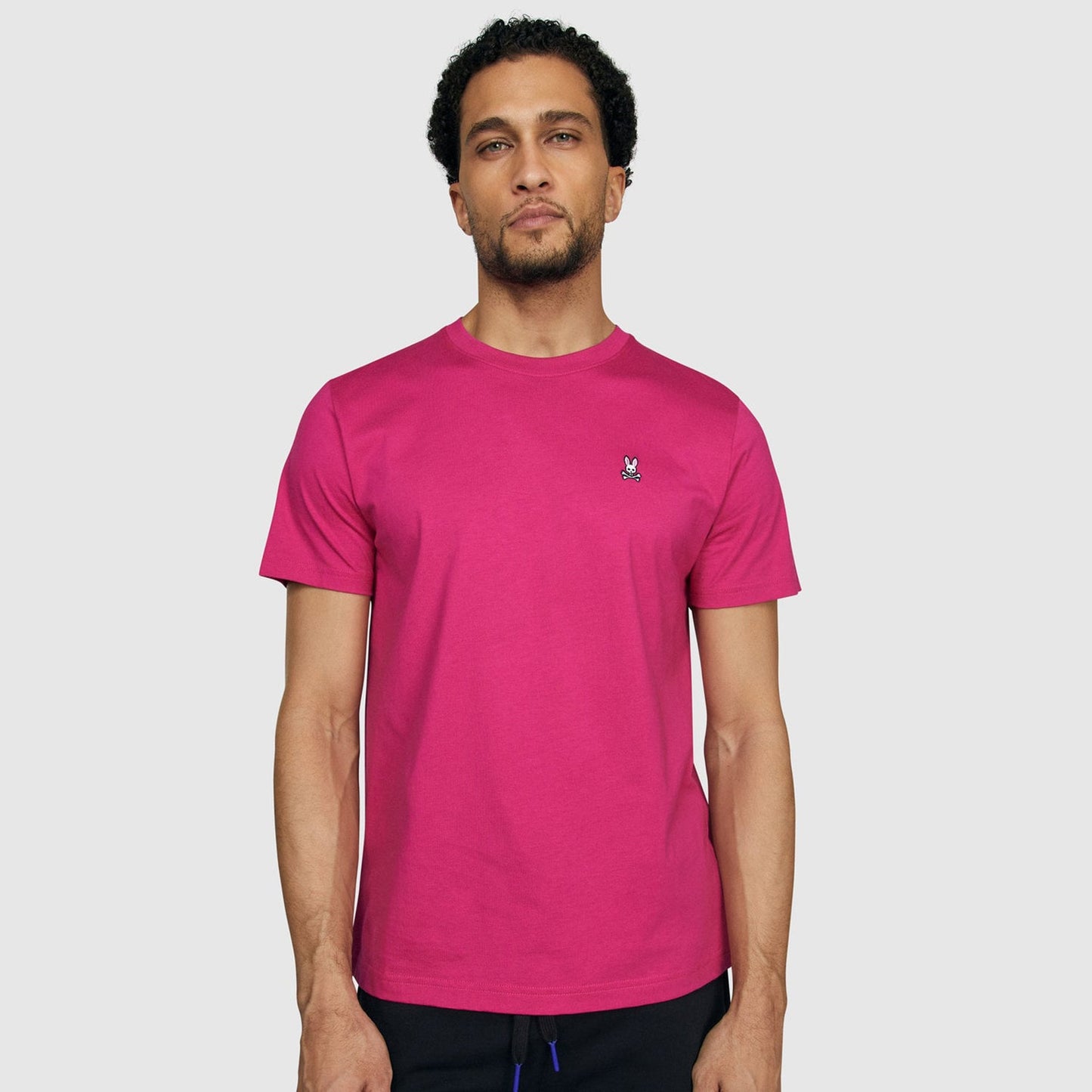 - Classic Crew Neck Tee - Magenta Storm