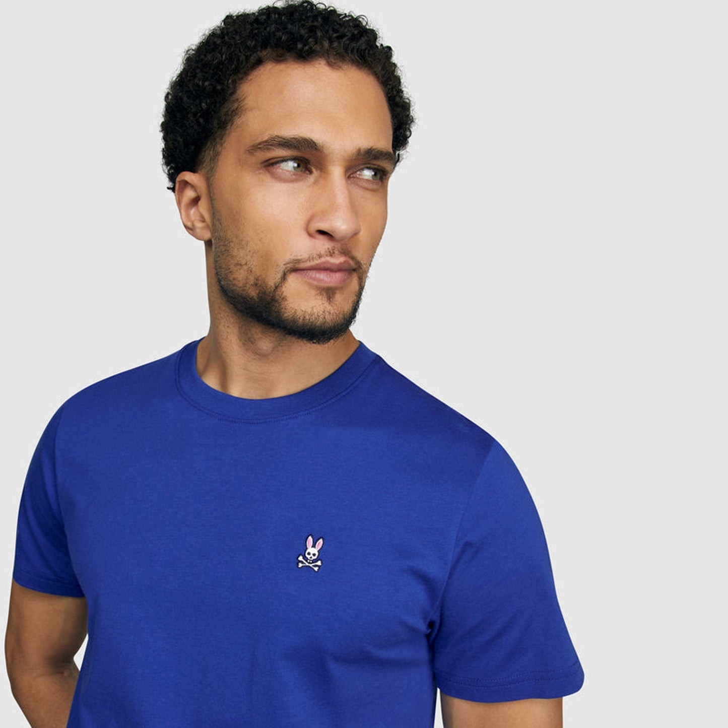 - Classic Crew Neck T-Shirt - Saphire