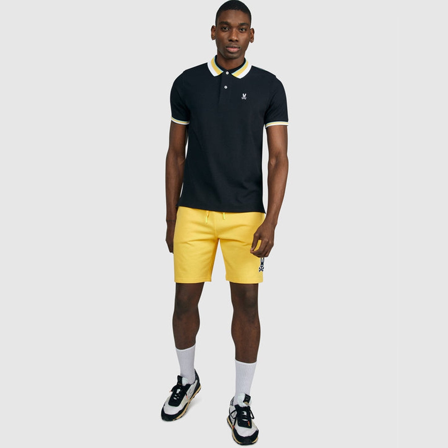 - Oliver - Neon Tipped Polo - Black