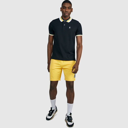 - Oliver - Neon Tipped Polo - Black