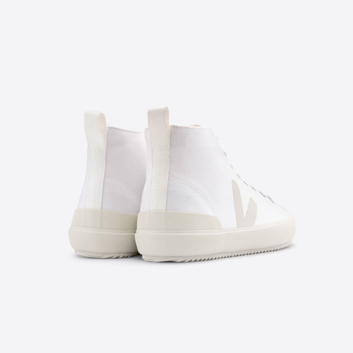 - Nova Hi-Top Canvas Mesh Sneakers - White Pierre