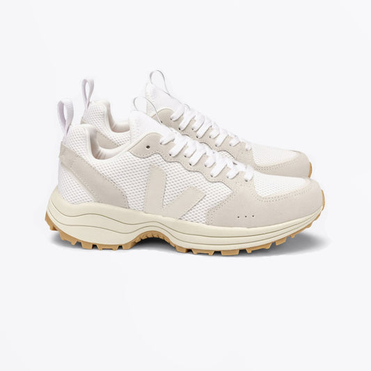 - Venturi Canvas  Mesh Sneakers - White Pierre Natural