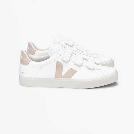 - Recife - Chromefree Leather Sneaker - Extra White/ Sable