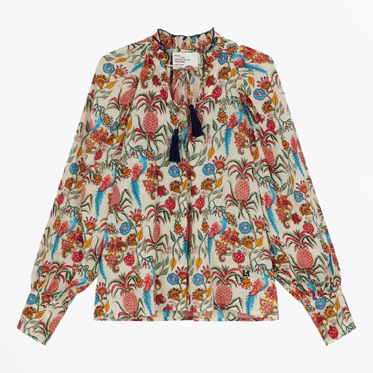 -Caris Top - Ananas Off White