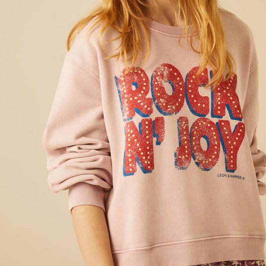 - Sortie Neon Sweatshirt - Petal