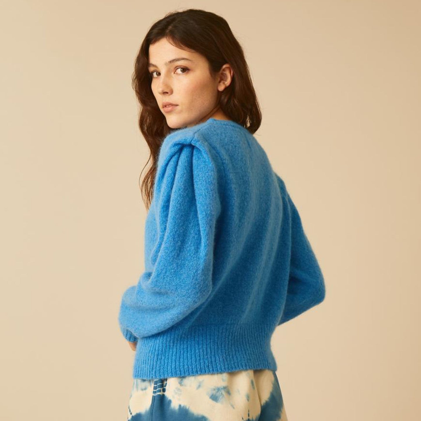 Maddy Plain Cardigan - Blue