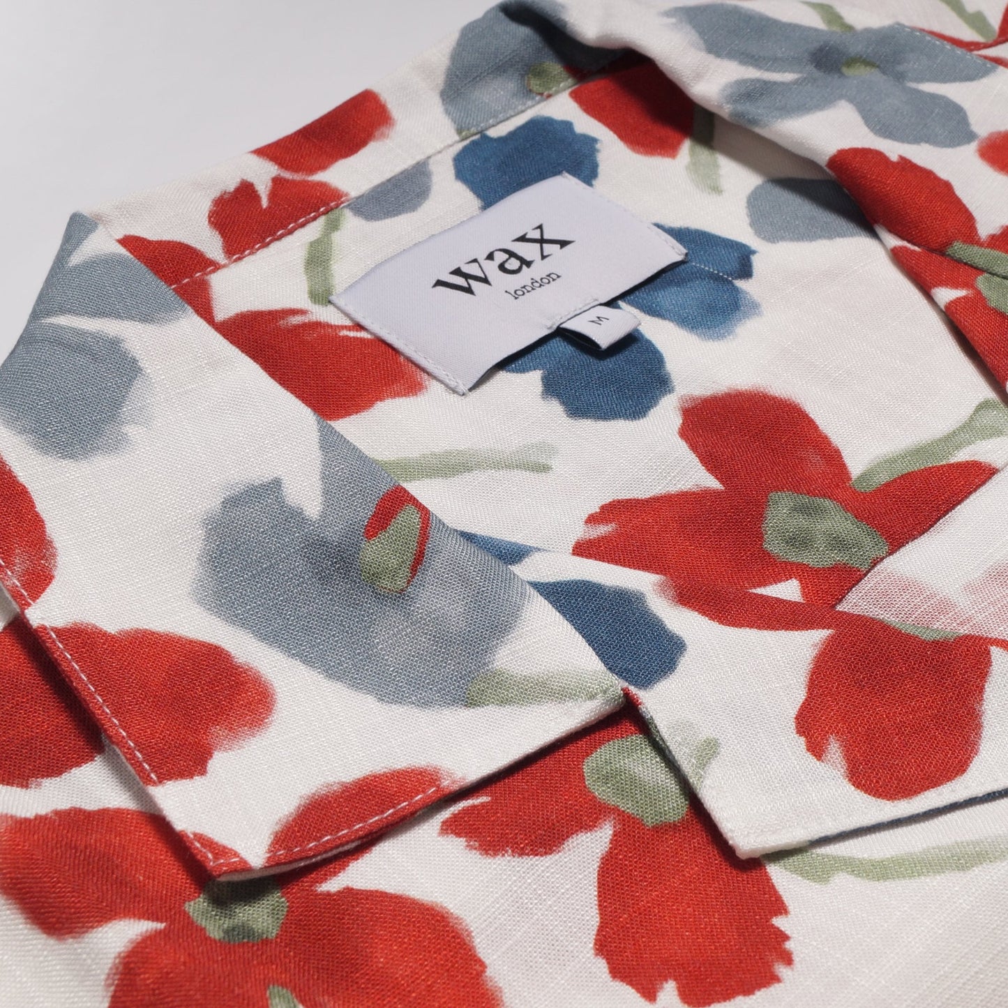 - Didcot - Bright Floral Shirt - Red/Blue