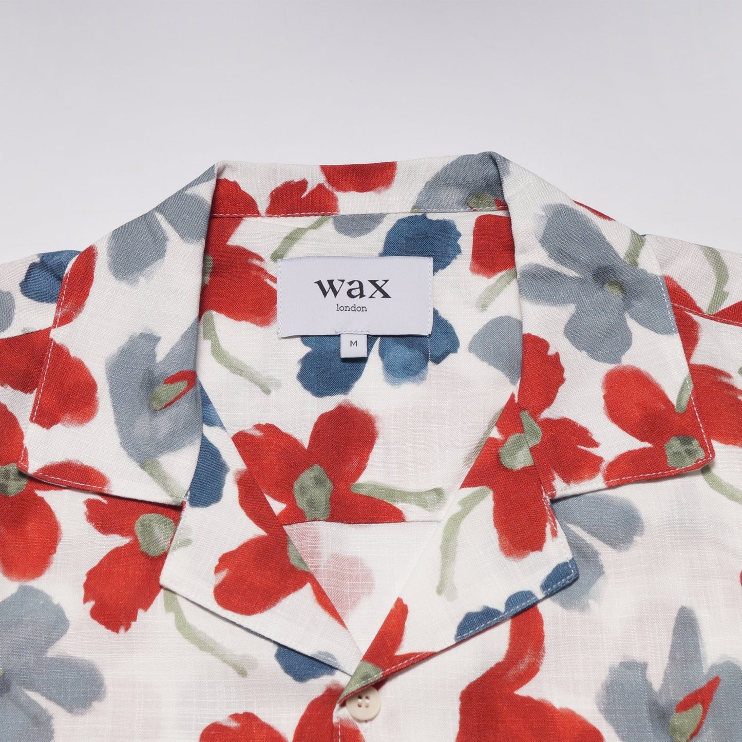 - Didcot - Bright Floral Shirt - Red/Blue