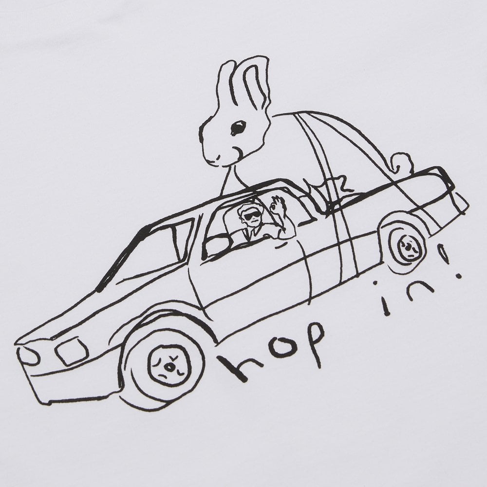 - 'Hop-In' Print T-Shirt - White