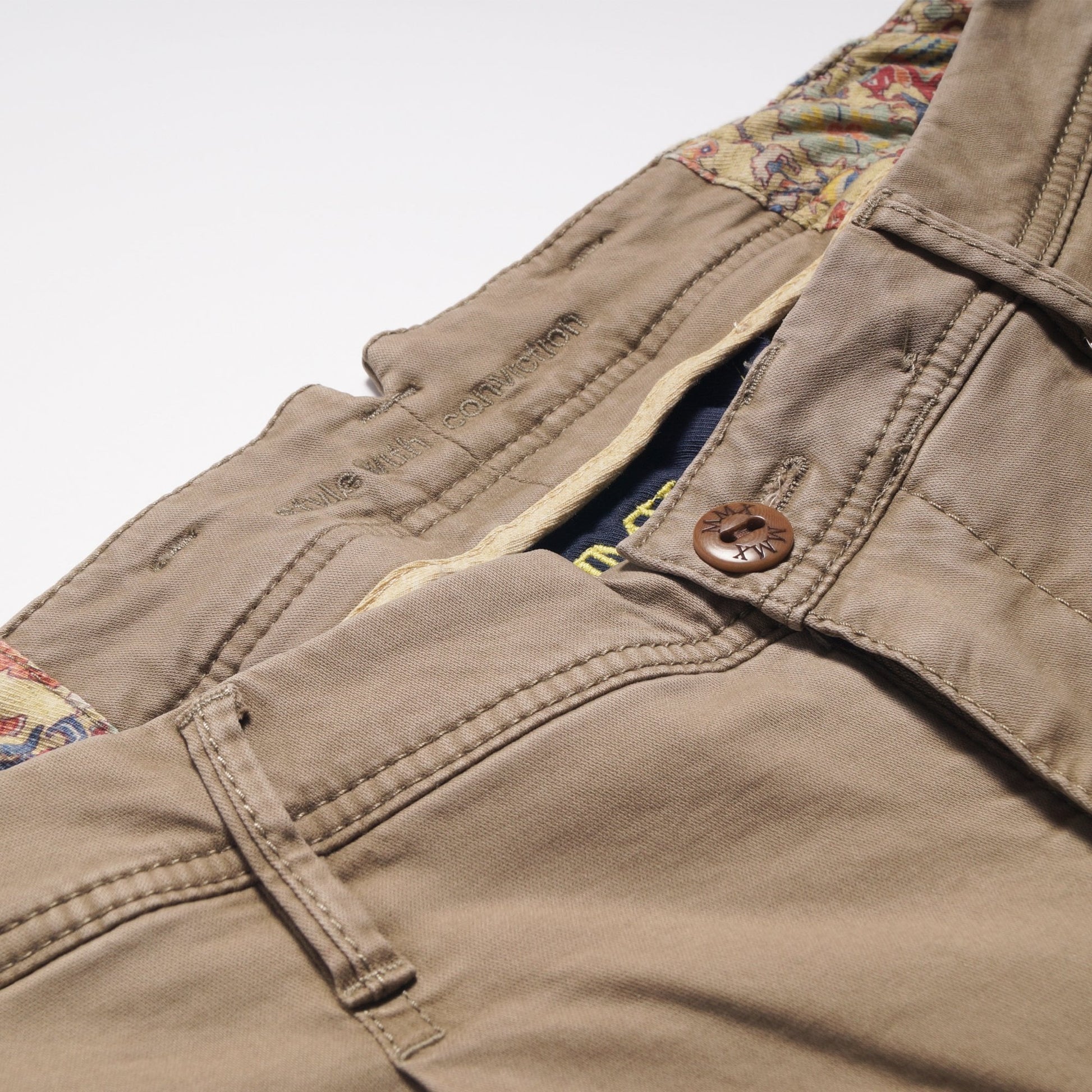 MMX Leo - Slim Stretch Chinos - Sand