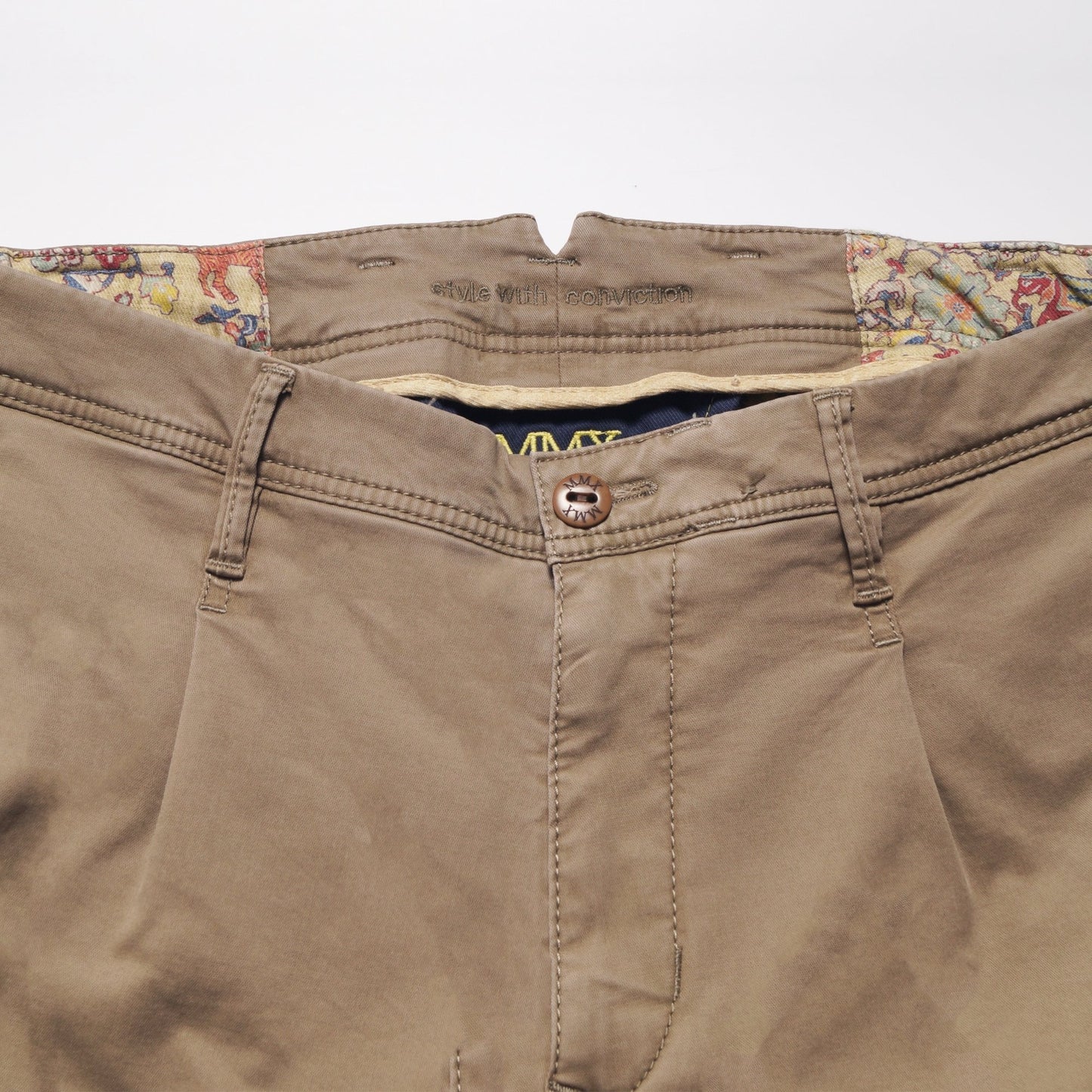 Leo - Slim Stretch Chinos - Sand