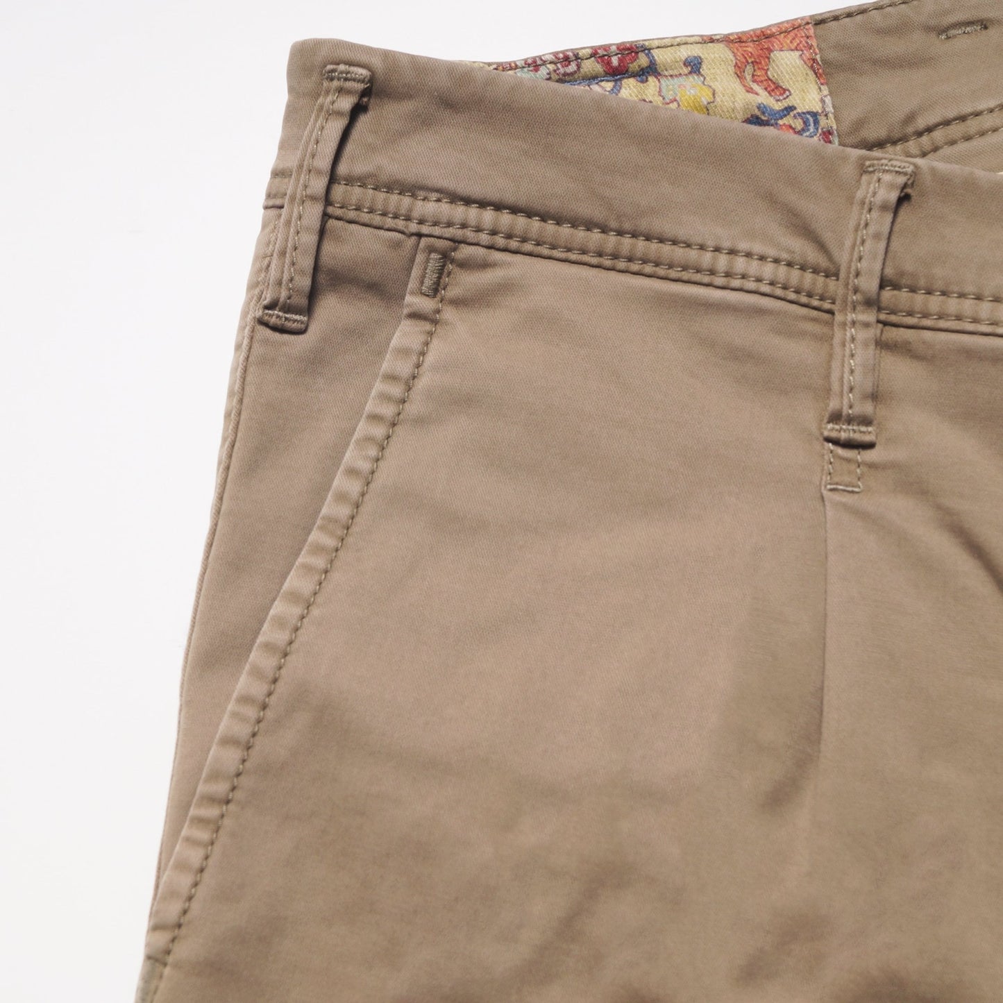 Leo - Slim Stretch Chinos - Sand