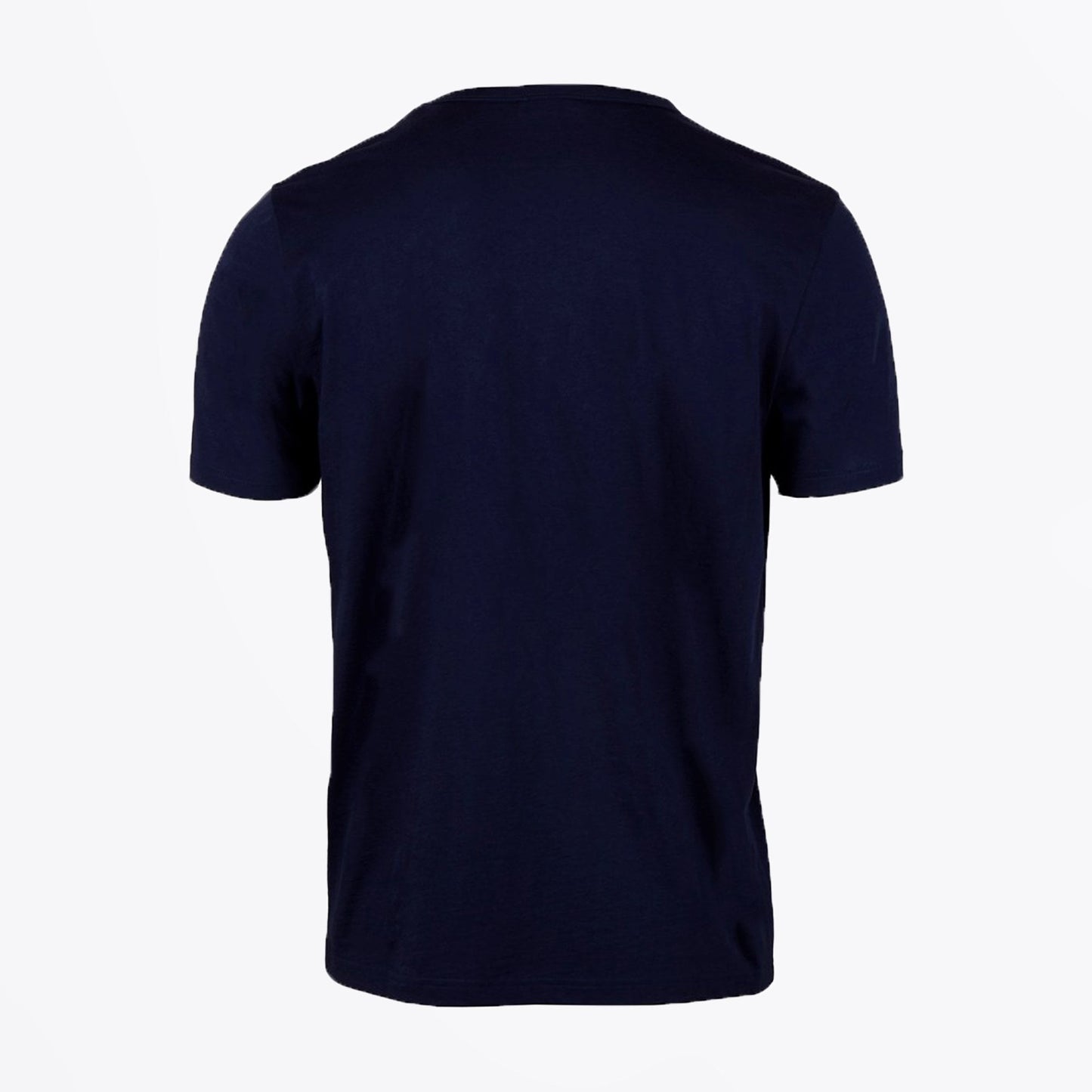 - Solid Cotton T-Shirt - Navy