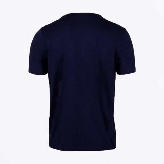 - Solid Cotton T-Shirt - Navy